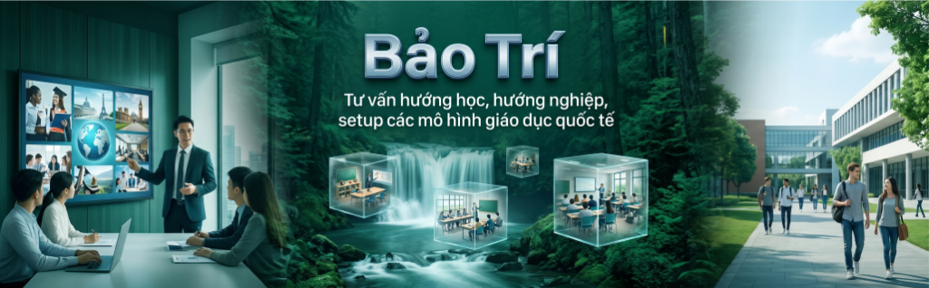 Bảo trí - tư vấn hướng học, hướng nghiệp, setup các mô hình giáo dục quốc tế